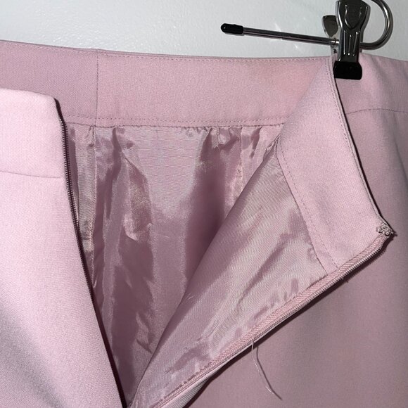 Apostrophe Light Pink/Mauve Polyester Skirt Size 18 Mid-Length Lined - Picture 5 of 6